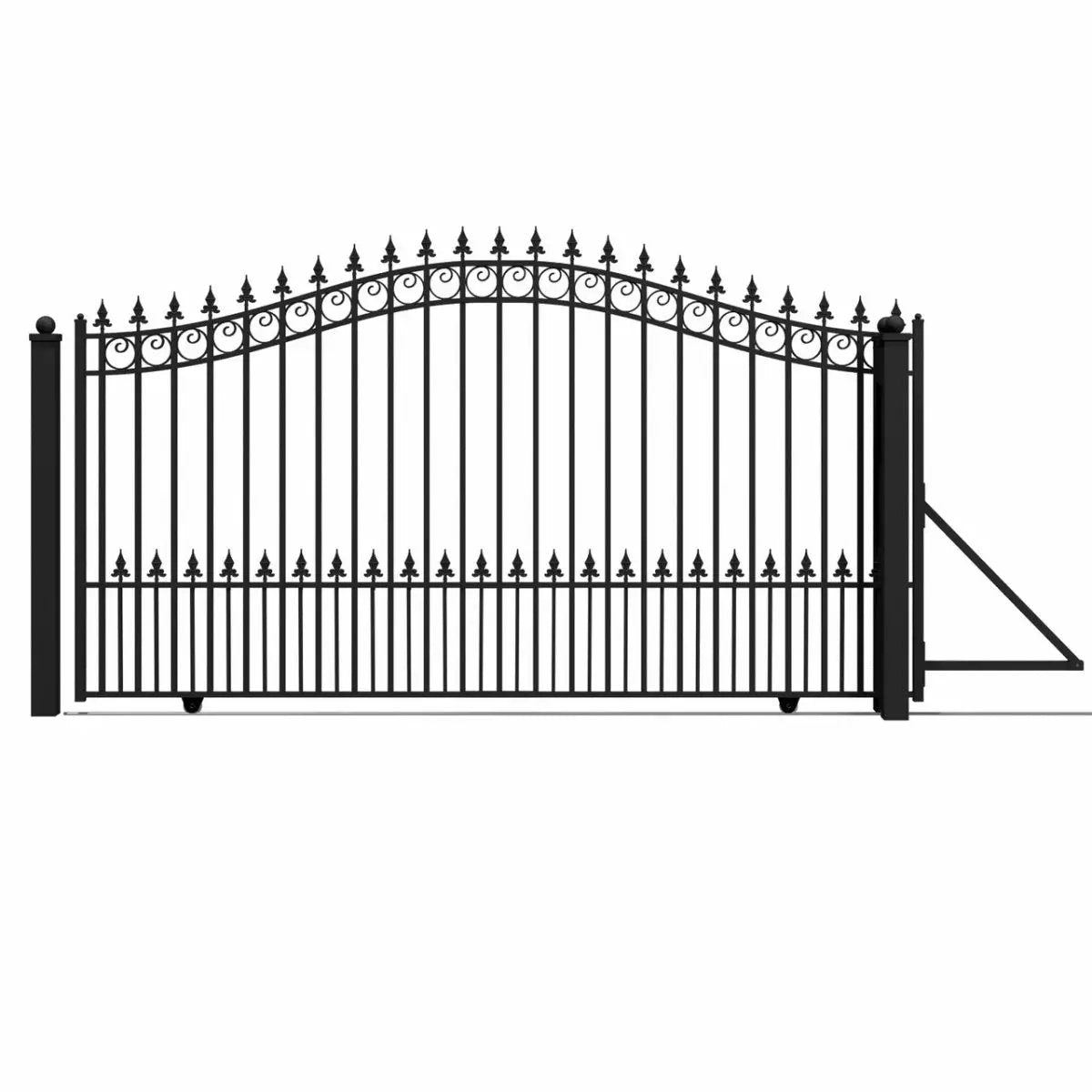 12x6 ft Steel Sliding Driveway Gate by Chery Industrial