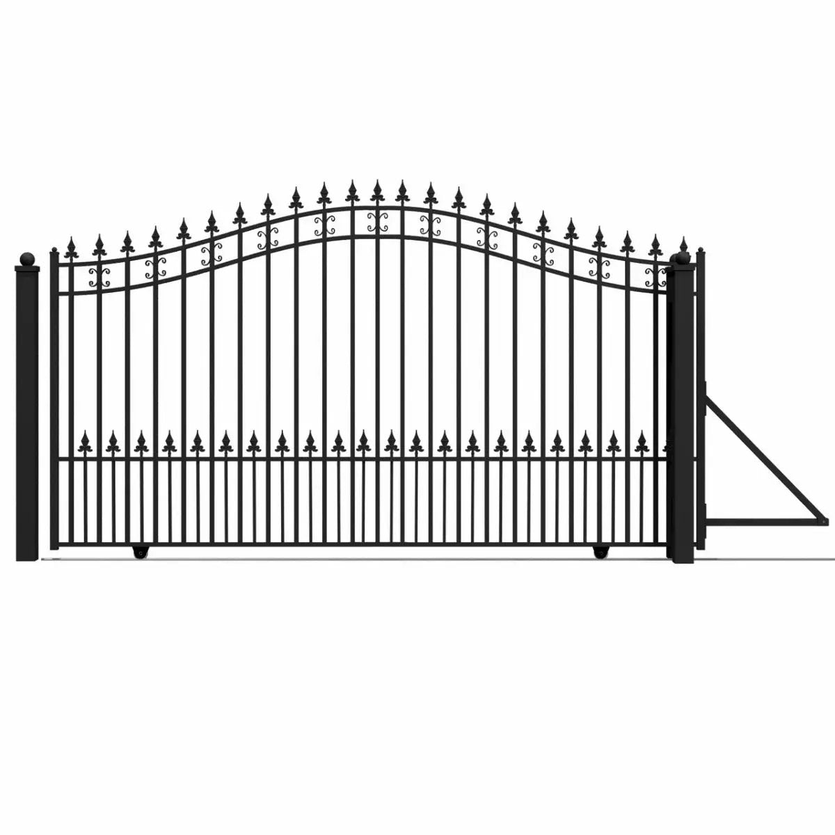 12x6 ft Steel Sliding Driveway Gate by Chery Industrial