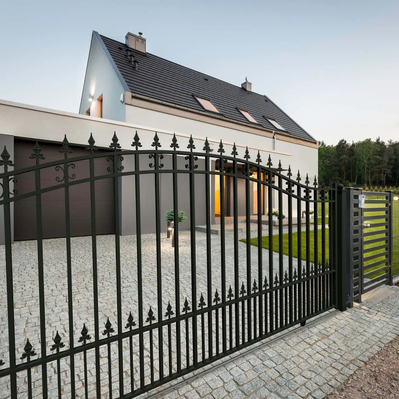 12x6 ft Steel Sliding Driveway Gate by Chery Industrial