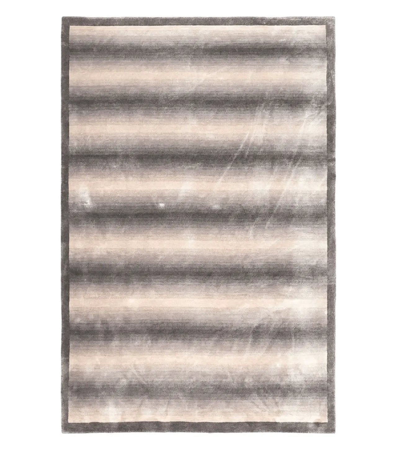 Vintage Safavieh Tibetan Indian Rug 6x9, Nepal Rug, Handmade, Striped Rug, Brown & Beige, 6x9 Oriental Carpet, Wool, Soft by Jewel Rugs