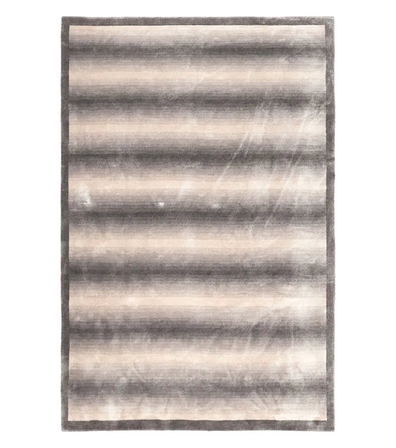 Vintage Safavieh Tibetan Indian Rug 6x9, Nepal Rug, Handmade, Striped Rug, Brown & Beige, 6x9 Oriental Carpet, Wool, Soft by Jewel Rugs