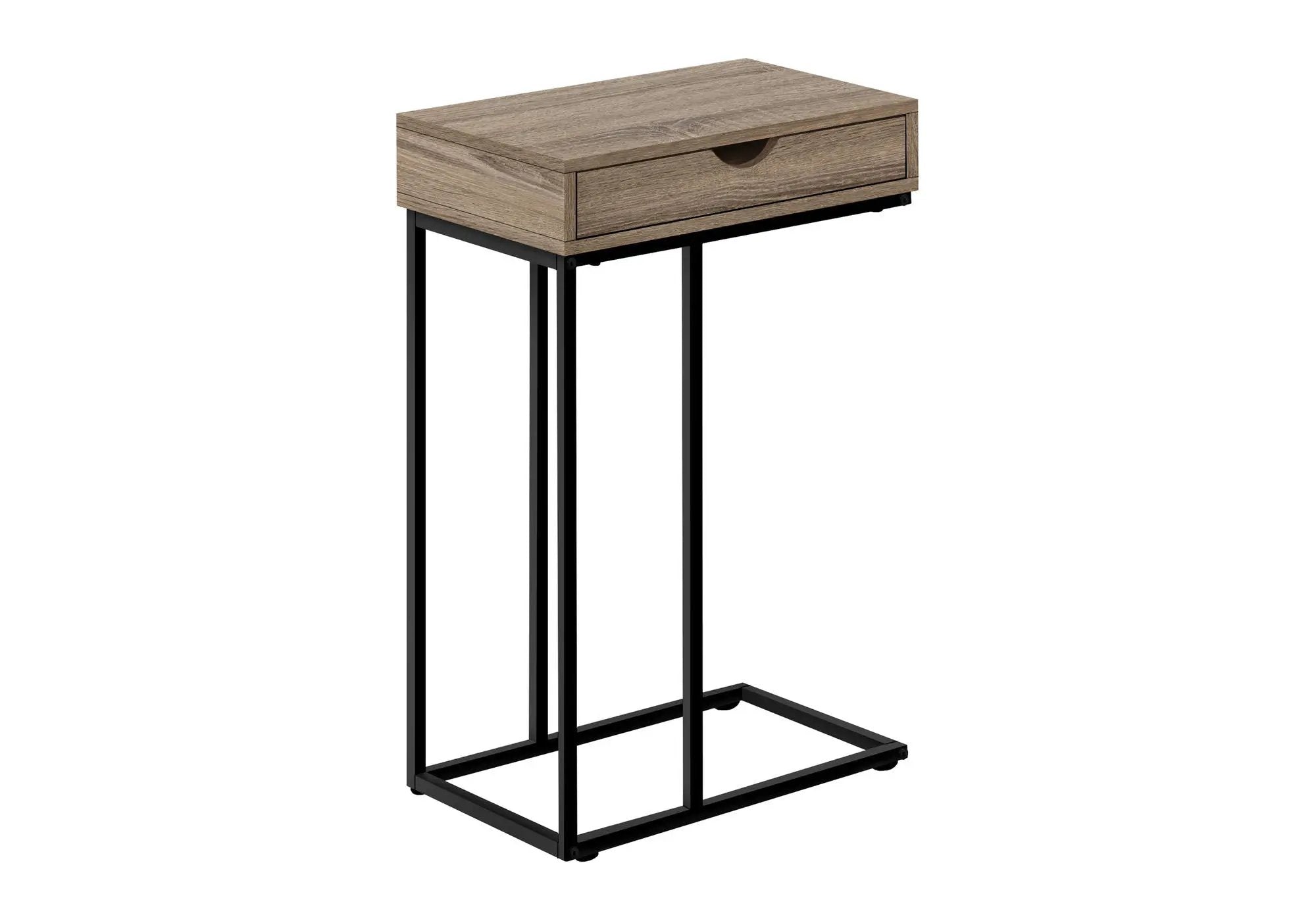 Accent Table, C - Shaped Contemporary & Modern Versatile Design by Unique Piece Furniture