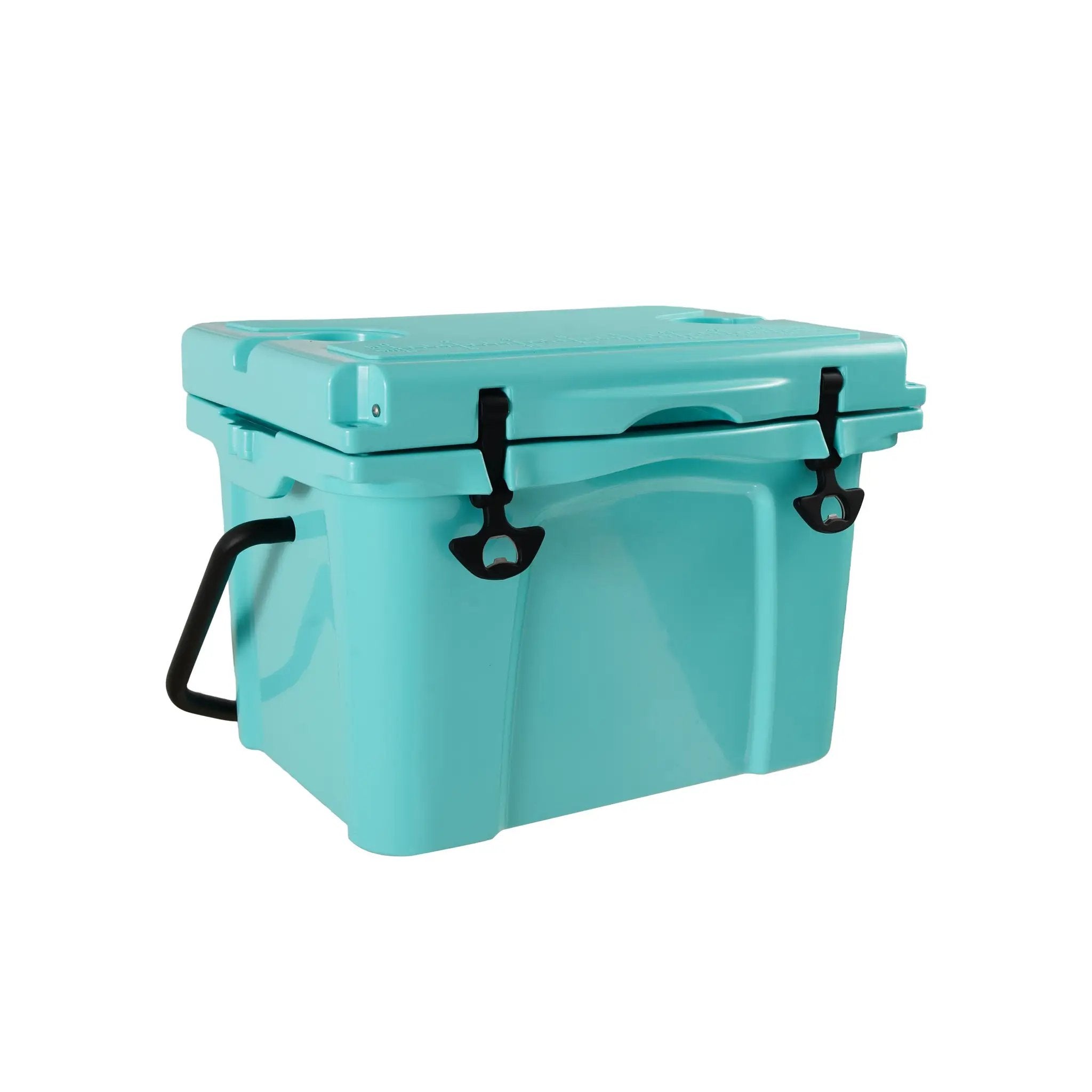 25QT Portable Cooler, Insulated Hard Cooler with Bottle Opener and Cup Holder by HouseOfZazla