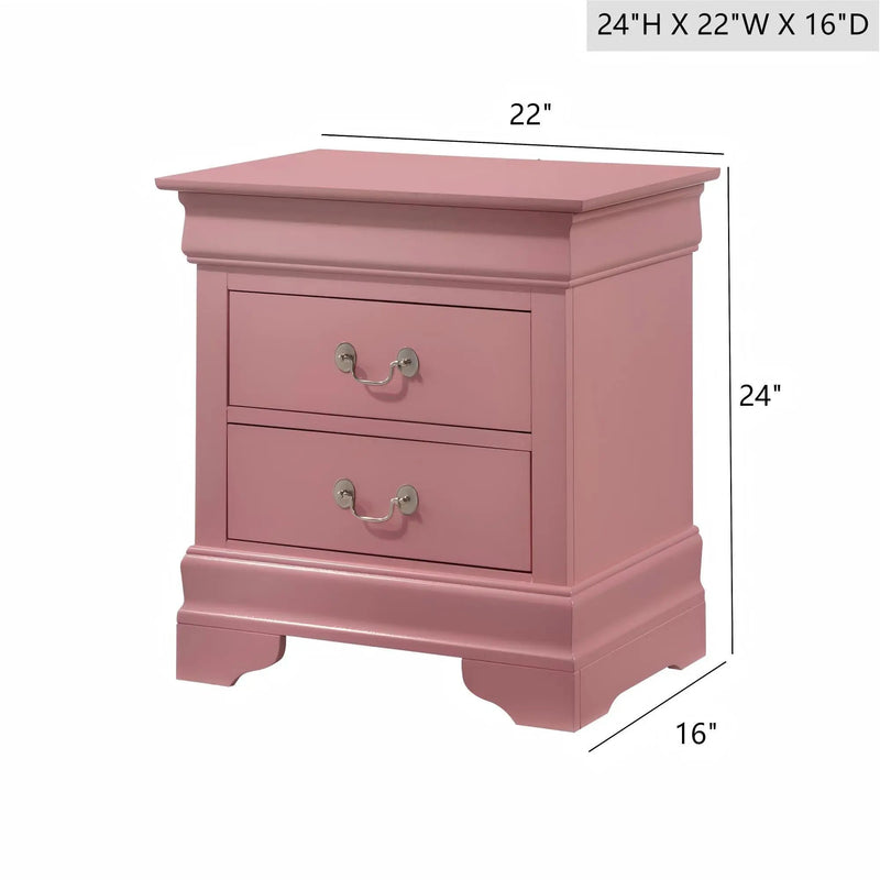 Louis Phillipe - Nightstand - Wood by Unique Piece Furniture