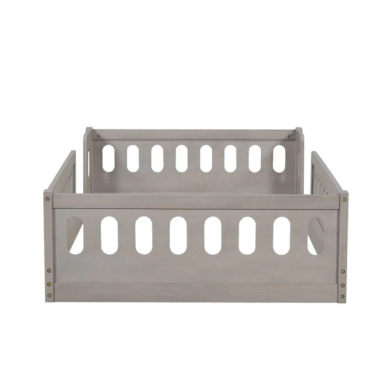 Platform Bed With Guardrail by HouseOfZazla