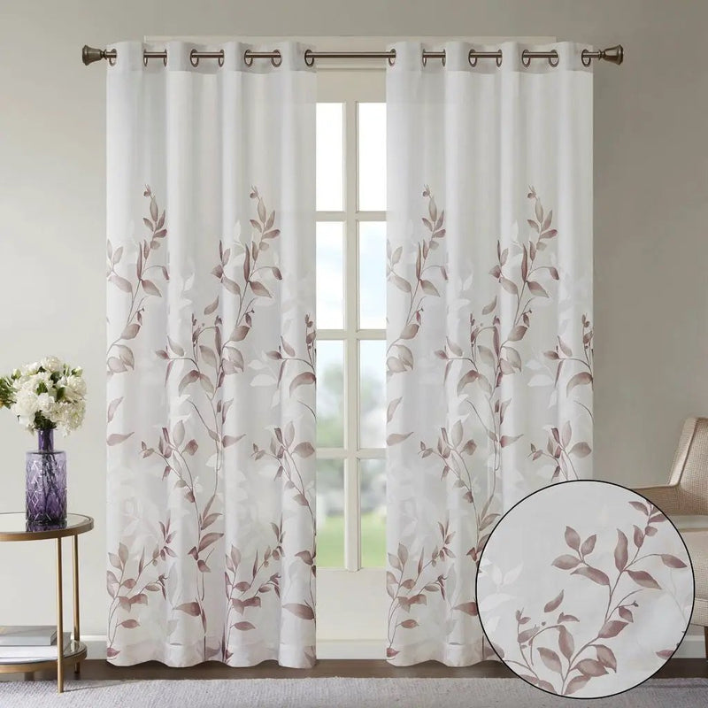 Burnout Printed Curtain Panel by HouseOfZazla