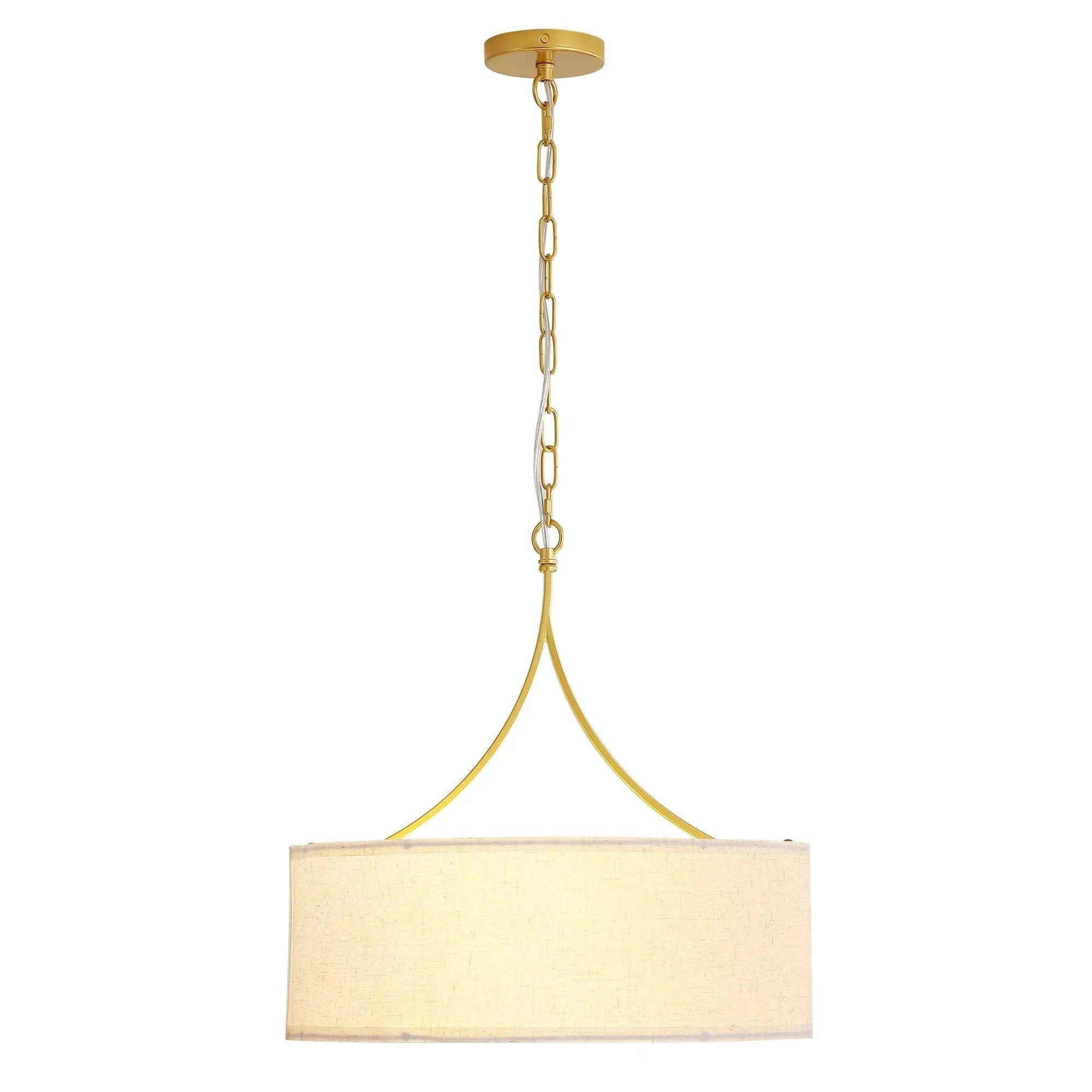 3 Light Drum Pendant Light by Unique Piece Furniture