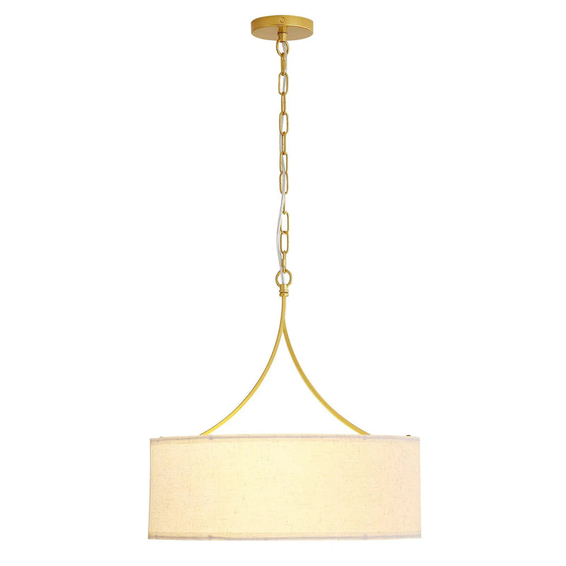 3 Light Drum Pendant Light by HouseOfZazla
