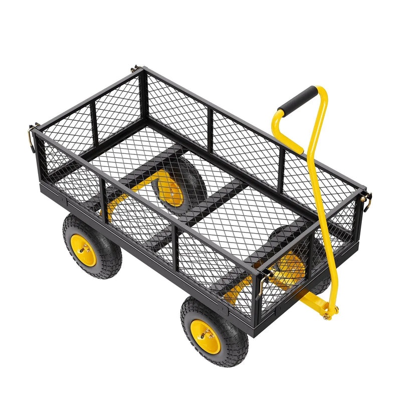 900 Lbs Heavy Duty Steel Garden Cart by HouseOfZazla