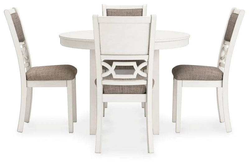 Erinberg - Dining Room Table Set (Set of 5) - Antique White by Unique Piece Furniture