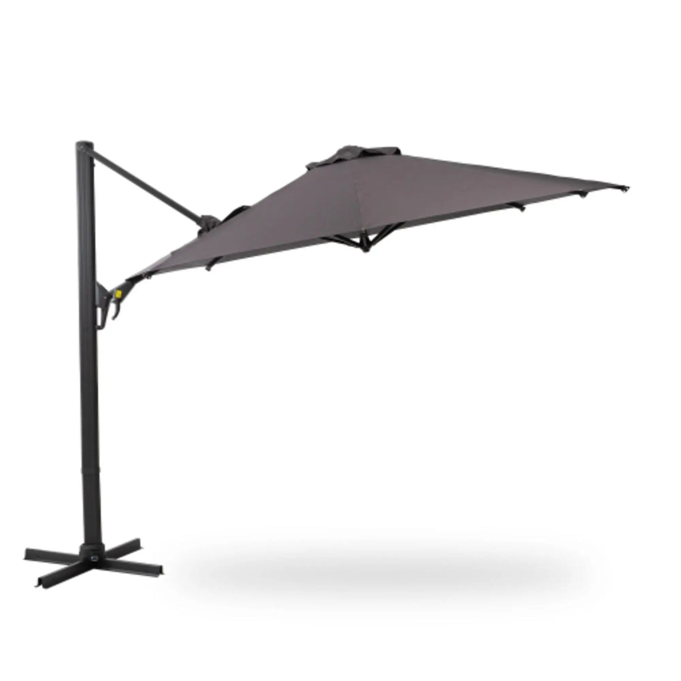 Round Cantilever Patio Umbrella With 360 Rotation & Infinite Tilt Adjustment by HouseOfZazla