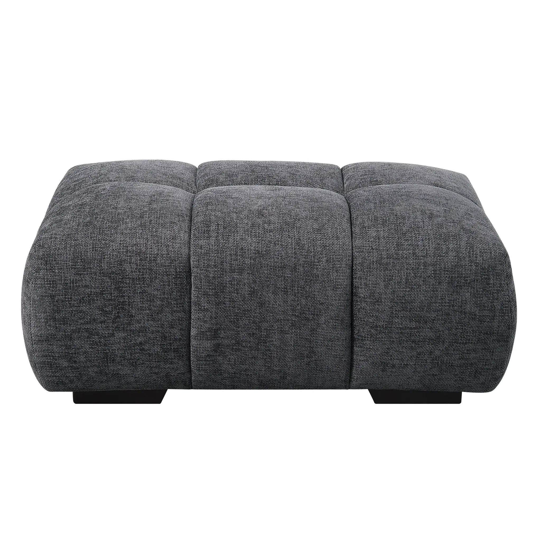 Chosen - Chenille Ottoman - Gray by Unique Piece Furniture