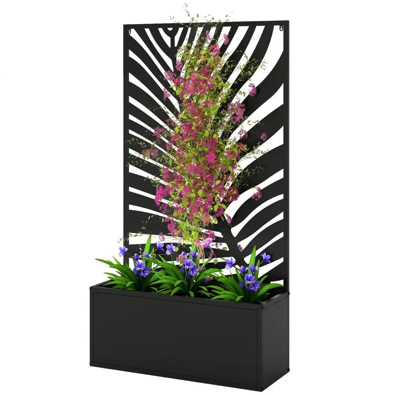 Freestanding Plant Bed, Wall Mounted Flower Bed, Raised Garden Bed by HouseOfZazla