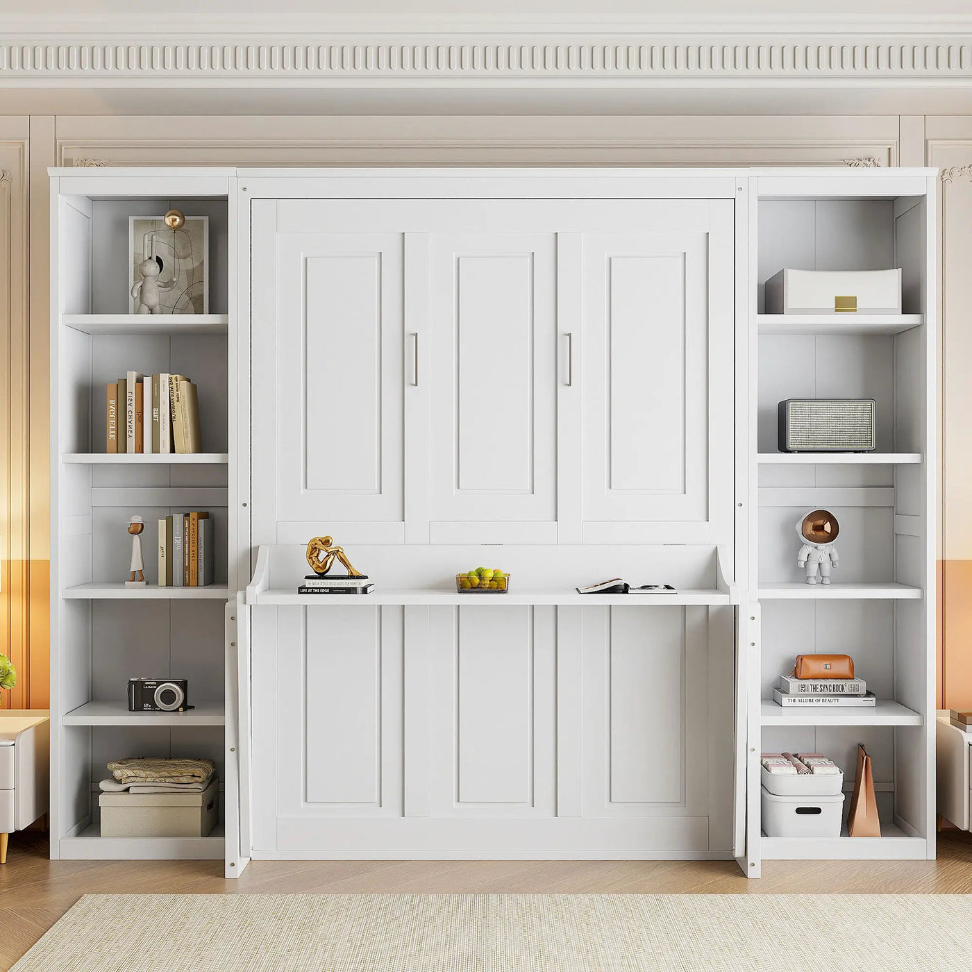 Murphy Bed With Desk And Bookshelf by Unique Piece Furniture
