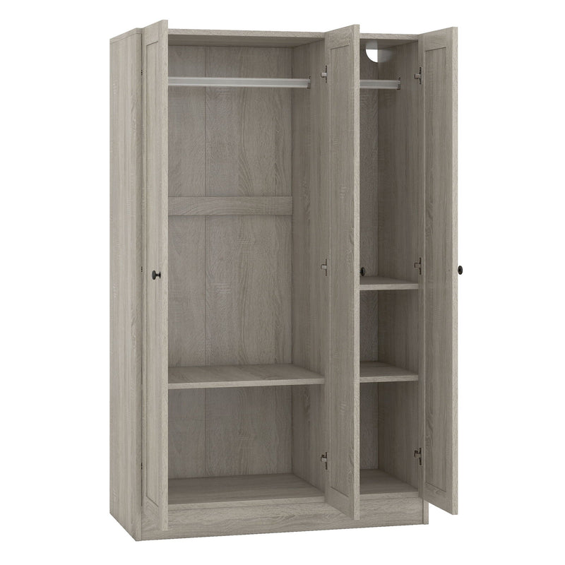 3 Door Shutter Wardrobe With Shelves by HouseOfZazla
