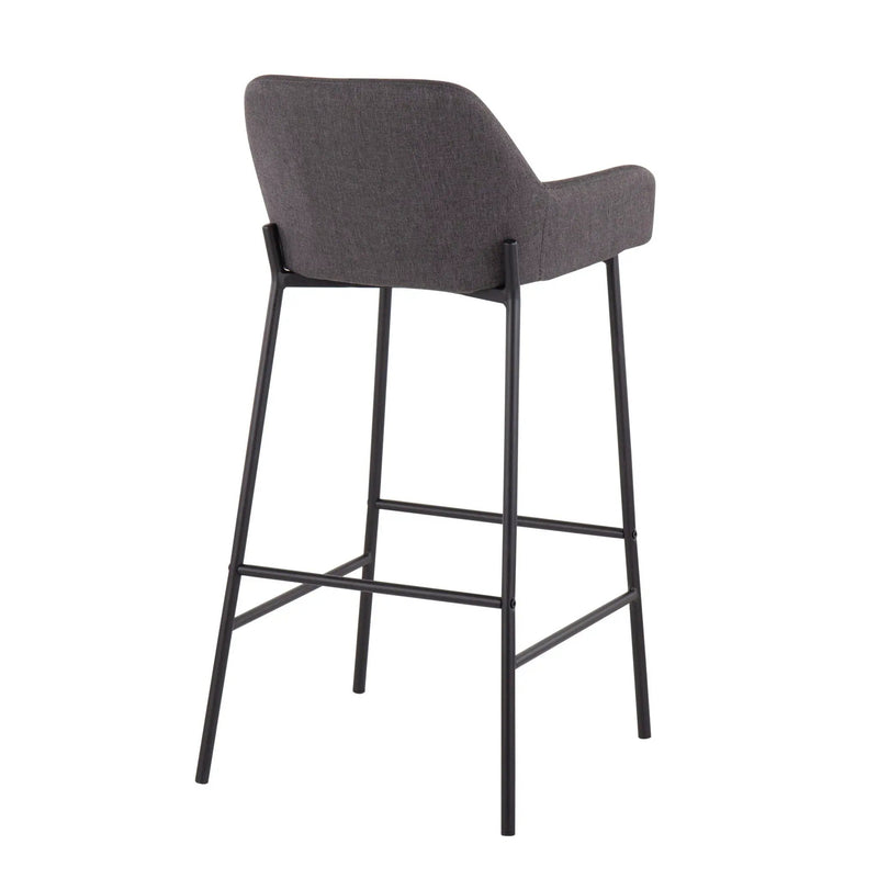 Daniella - Industrial Fixed Height Bar Stool (Set of 2) by HouseOfZazla