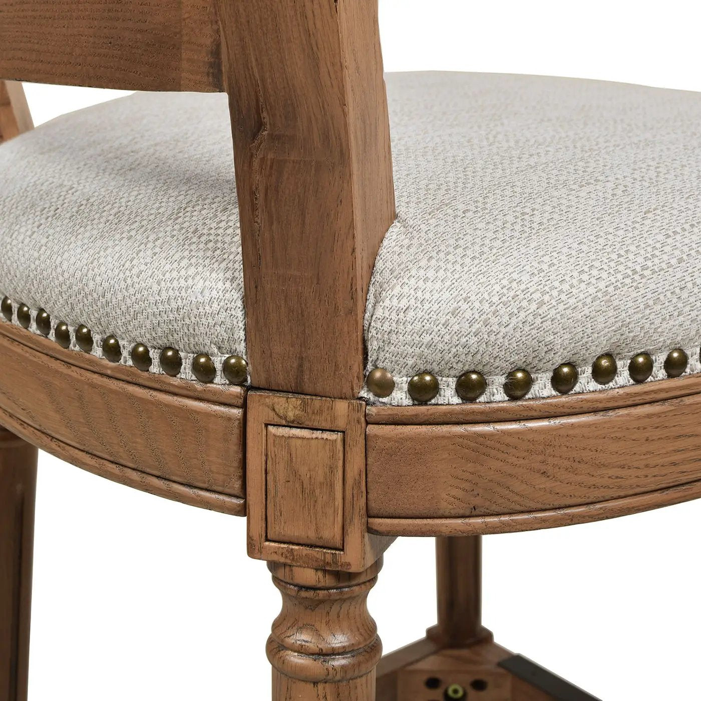 Triomphe - Rattan Wicker High Back Armless Counter Bar Stool by HouseOfZazla