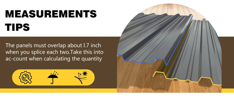 20 Pcs Metal Roof Panels by HouseOfZazla
