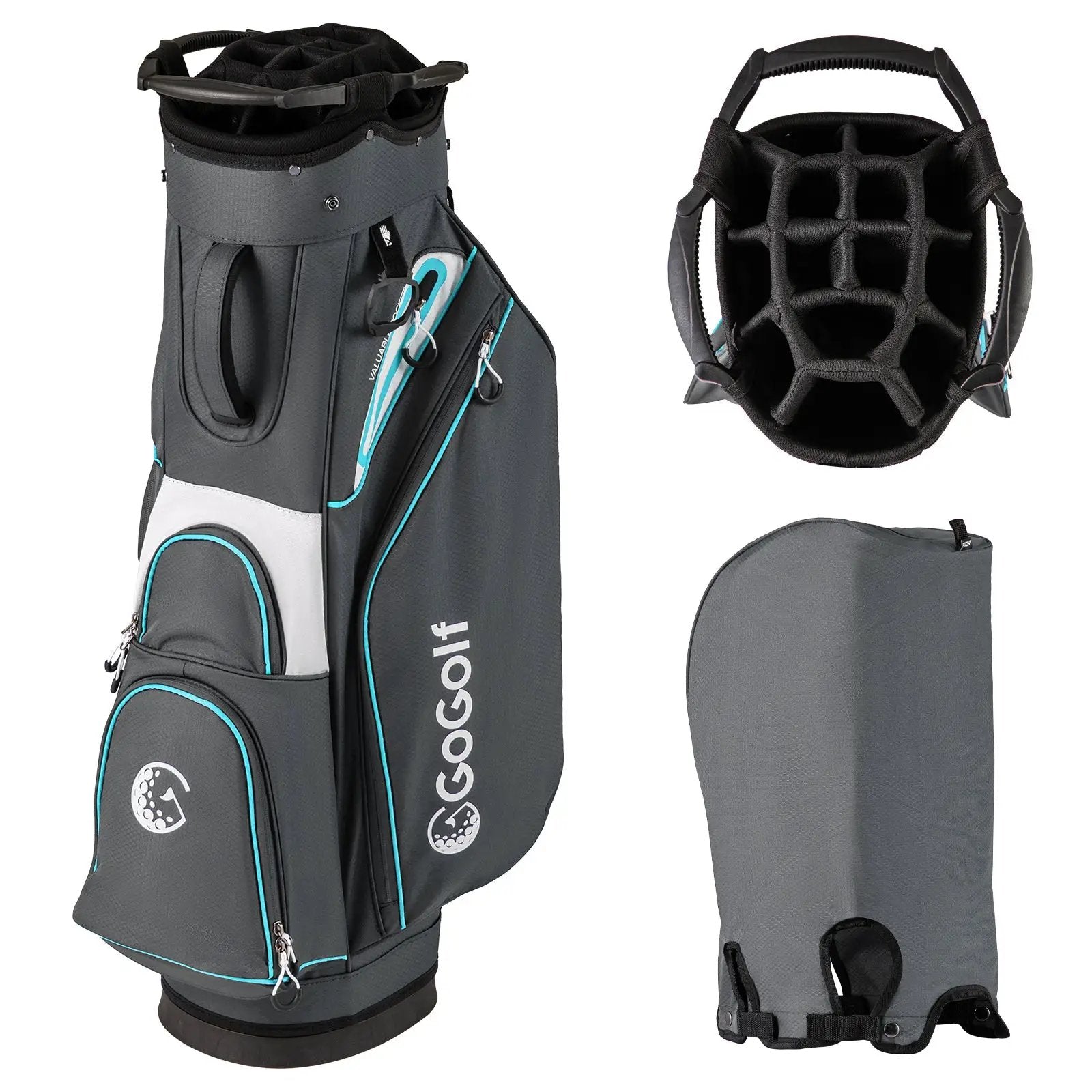 Golf Cart Bag Lightweight Portable Golf Club Organizer Bag by DirectDeals