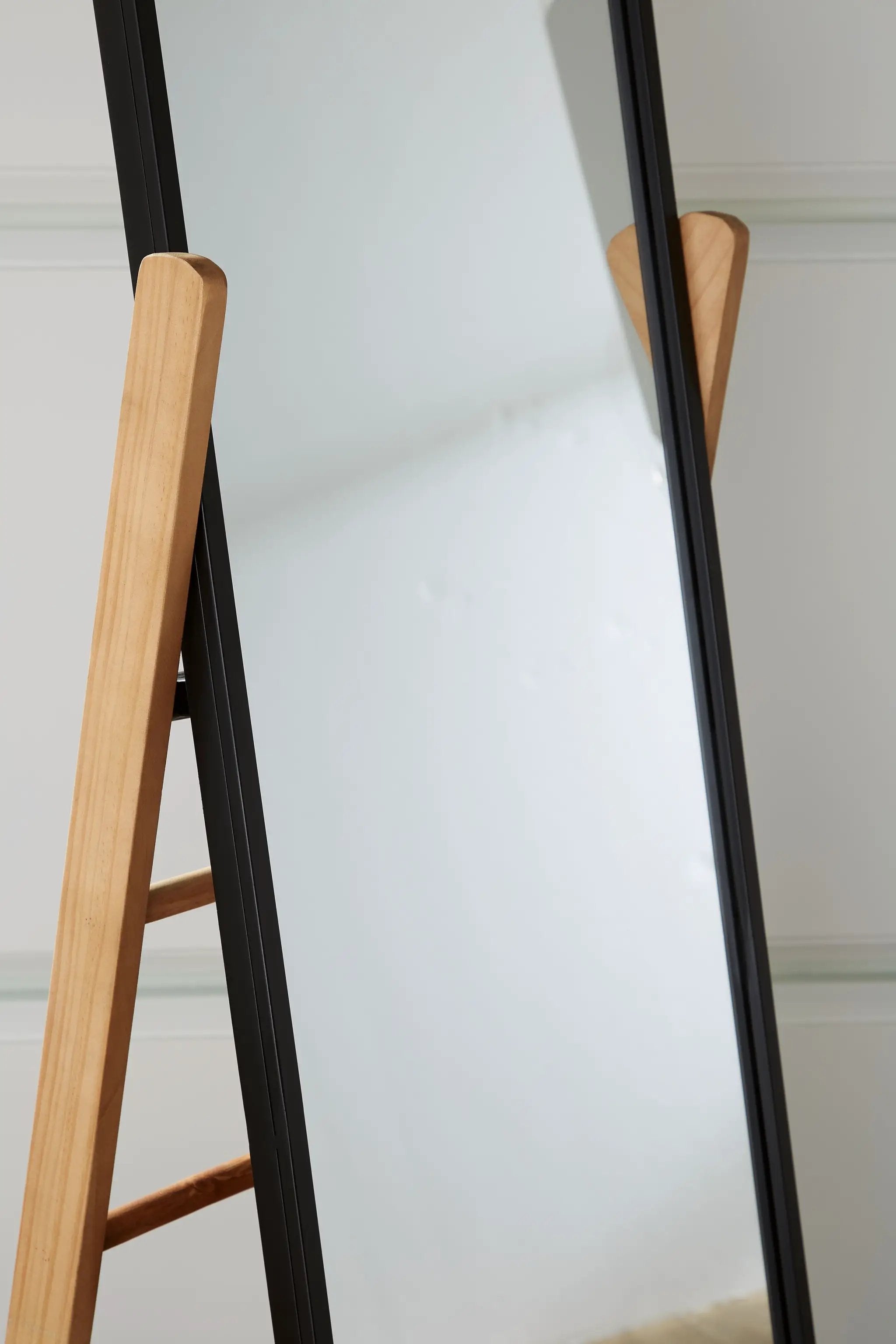 Bronick - Floor Mirror - Black / Brown by Unique Piece Furniture