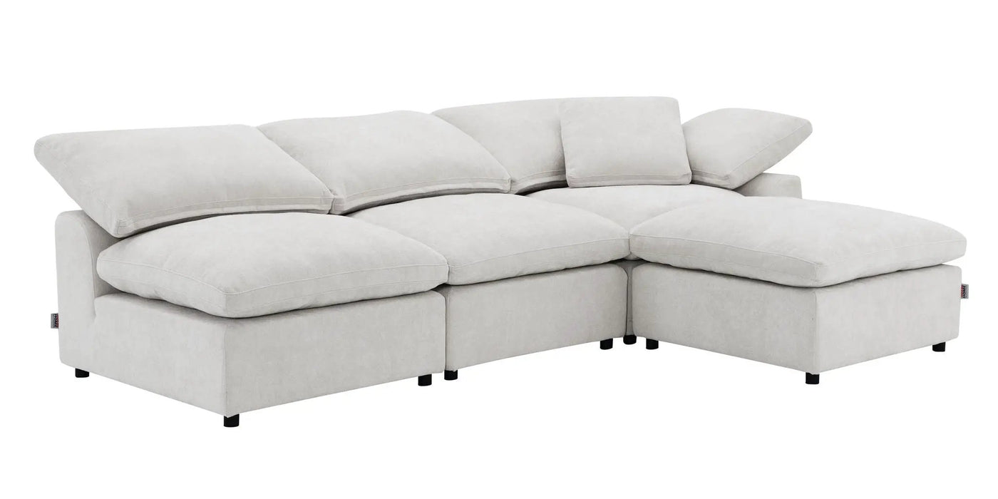 Naveen Modular Sectional With Ottoman by HouseOfZazla