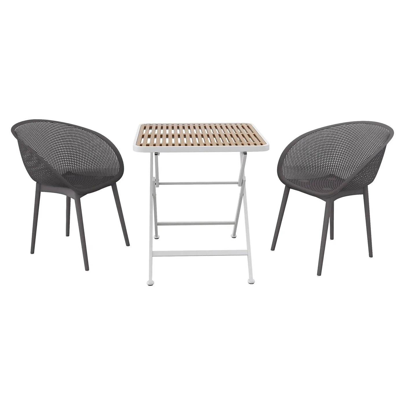 2 Pack Lounge Chair Set & Folding Square Table by HouseOfZazla
