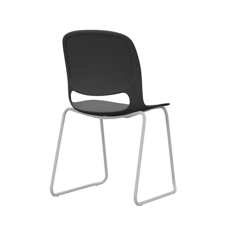 Stacking Chairs (Set of 4) - Black by Unique Piece Furniture