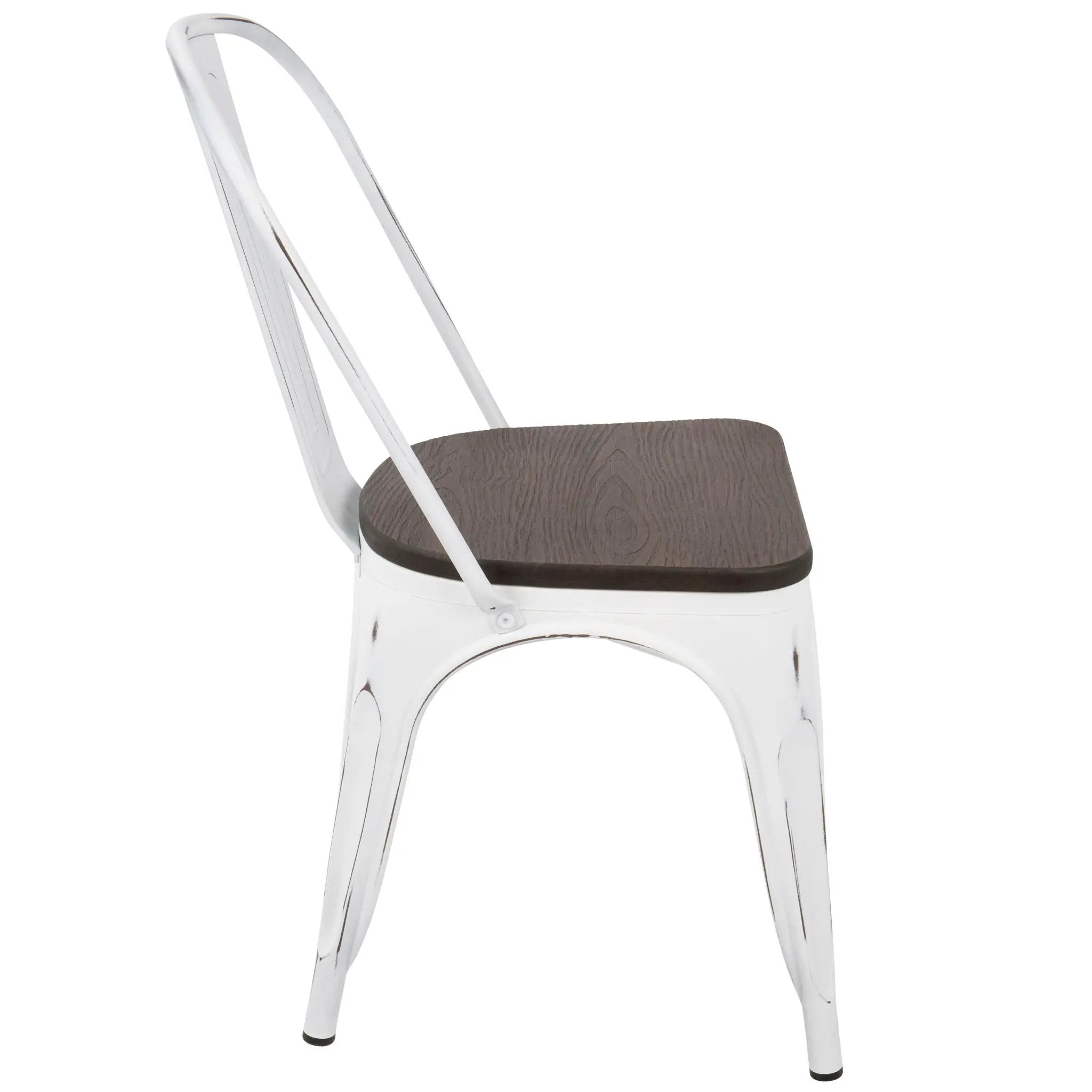 Oregon - IndustrialFarmhouse Stackable Dining Chair (Set of 2) by Unique Piece Furniture