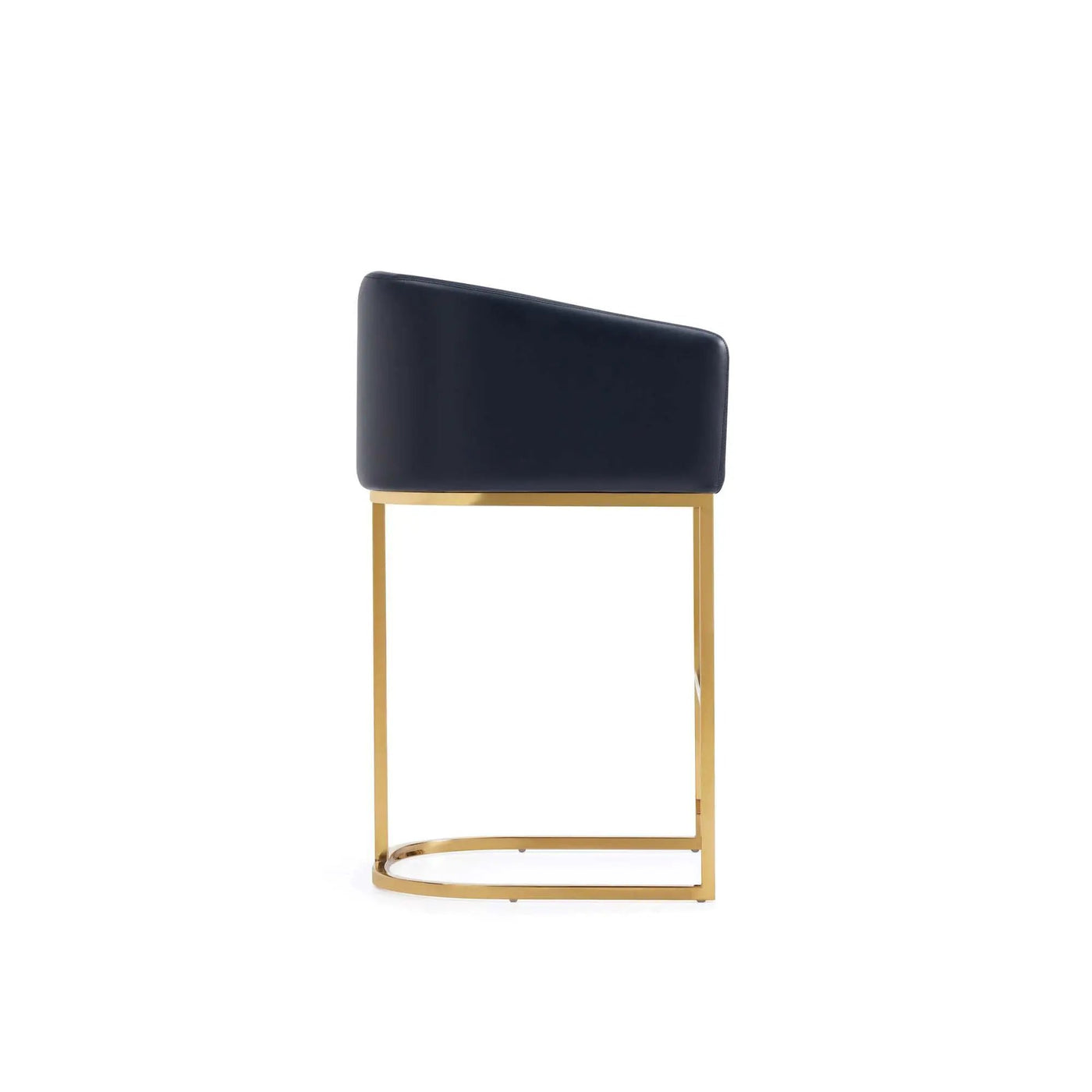 Mid-Century Modern Stool With Steel Base by HouseOfZazla
