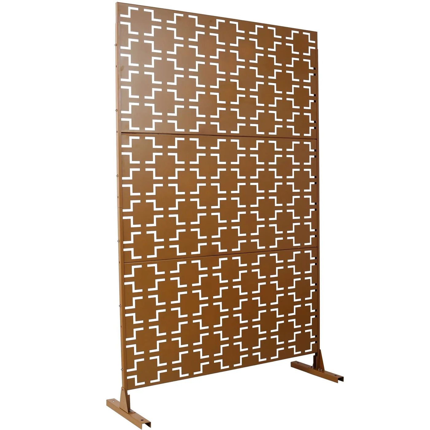 Outdoor & Indoor Metal Privacy Freestanding Decorative Screen by HouseOfZazla
