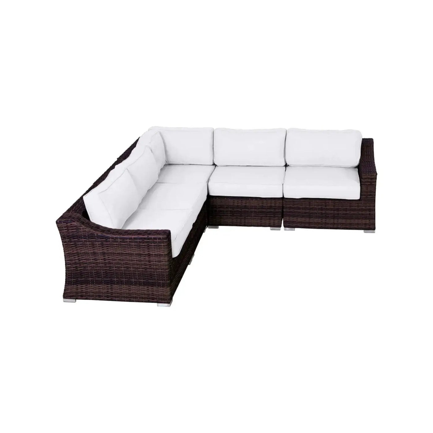 Outdoor Wicker Sofa Seating Group With Cushions by Unique Piece Furniture