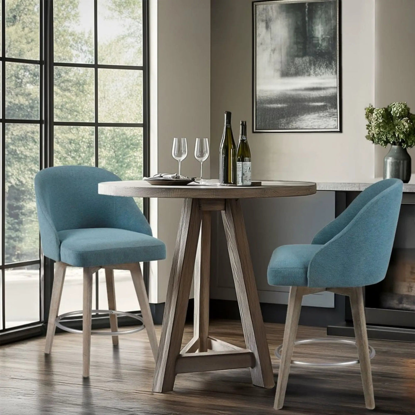Pearce - Bar Stool With Swivel Seat by HouseOfZazla