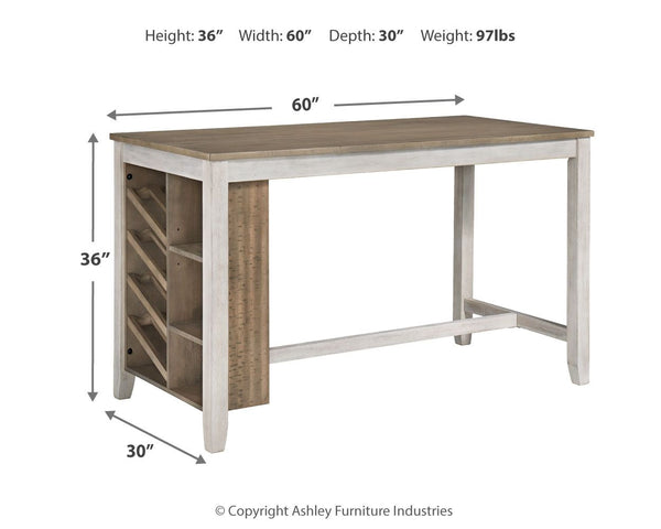 Skempton - Rectangular Counter Table With Storage - White, photo 2 of 7