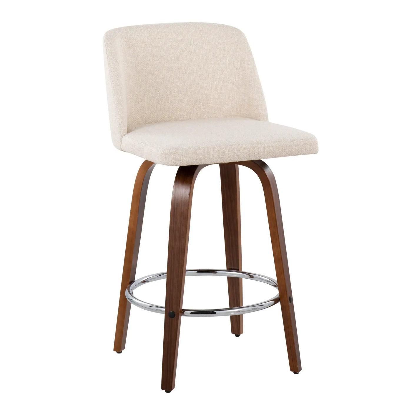 Mid-Century Modern Fixed-Height Counter Stool by HouseOfZazla