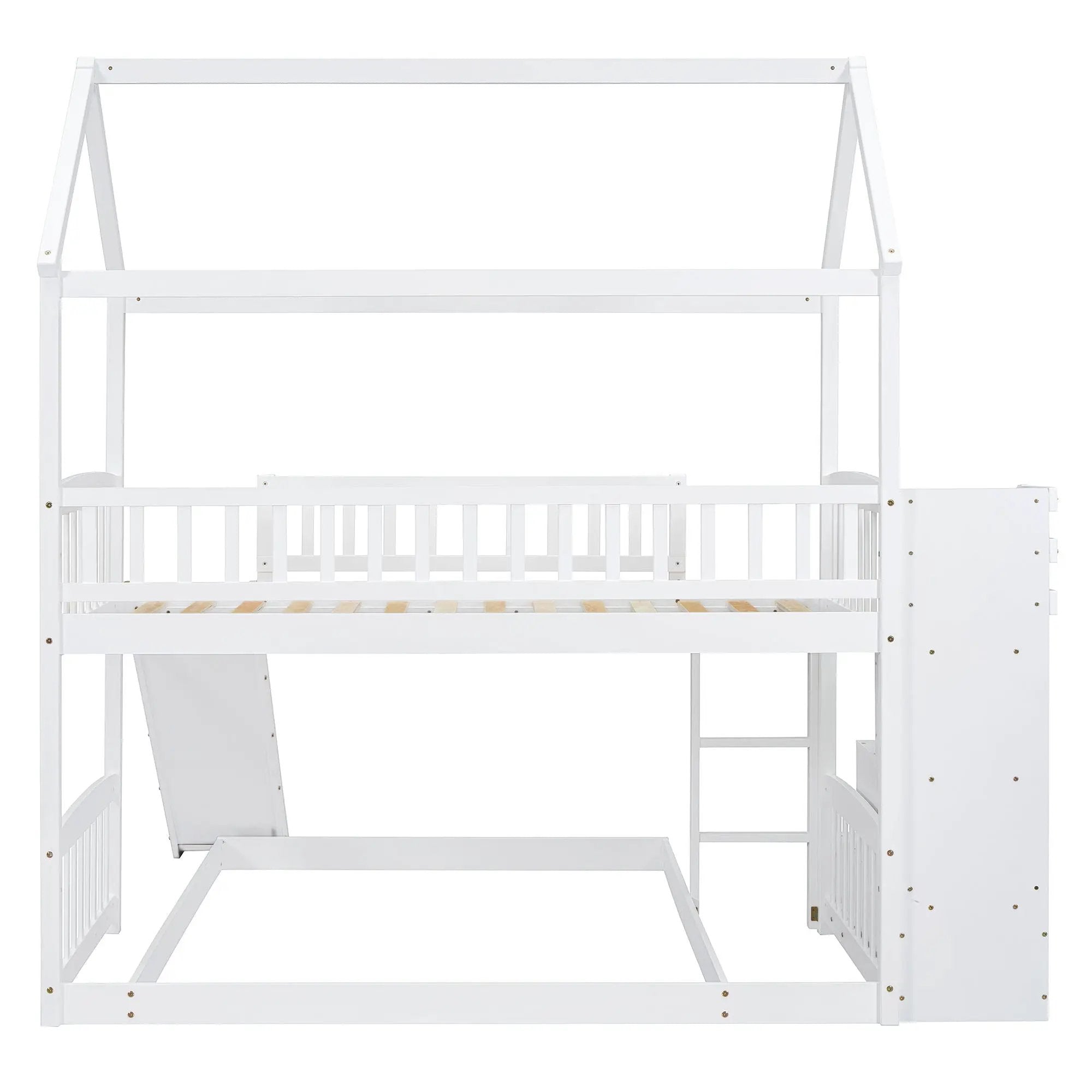 House Bunk Bed With Slide by HouseOfZazla
