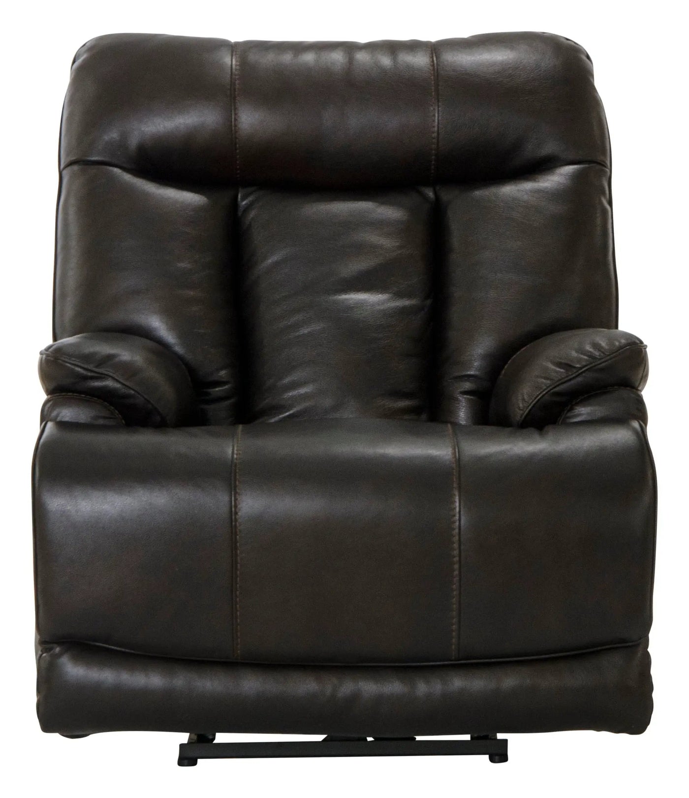Naples - Power Lay Flat Recliner With Extended Ottoman - Chocolate by Unique Piece Furniture
