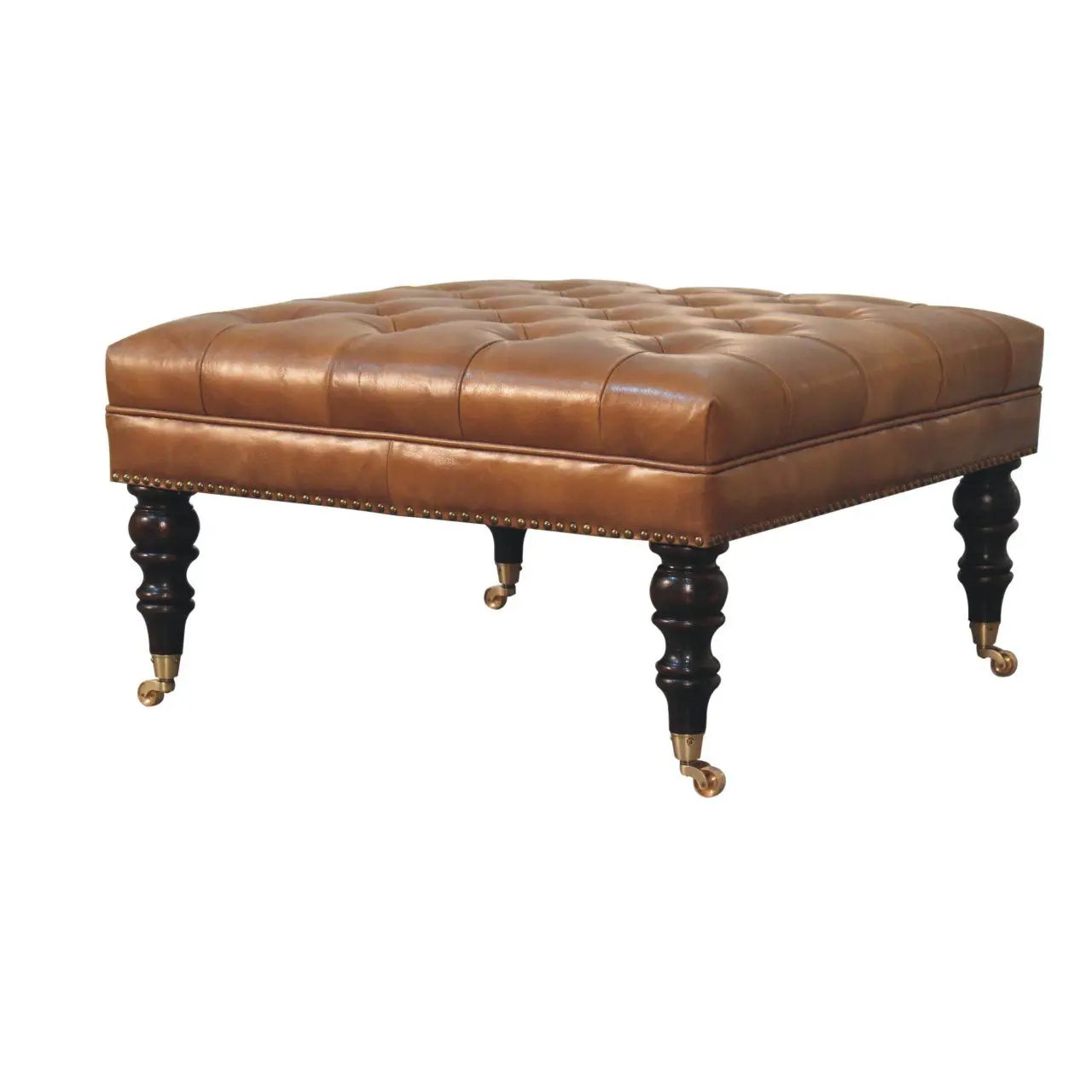 Buffalo - Ottoman With Castor Legs by Unique Piece Furniture