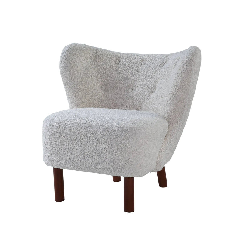 Zusud - Teddy Sherpa Accent Chair - White by Unique Piece Furniture