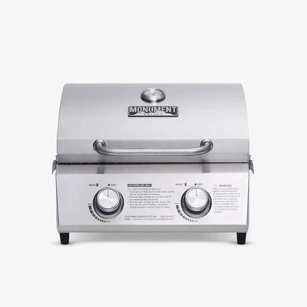 13742 | Stainless Tabletop Propane Gas Grill