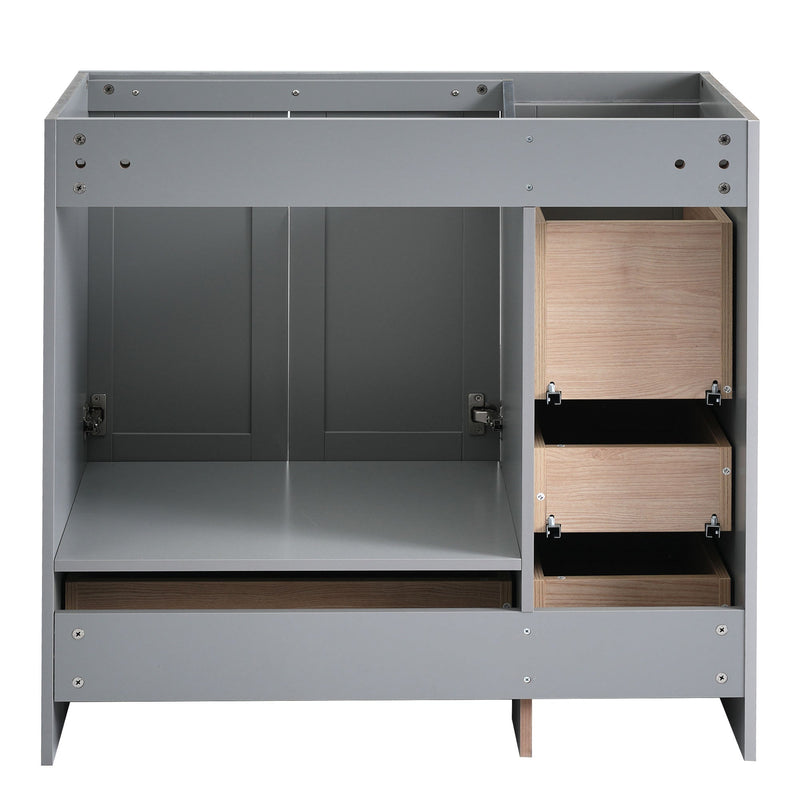 [Cabinet Only] 36" Bathroom Vanity Cabinet by HouseOfZazla