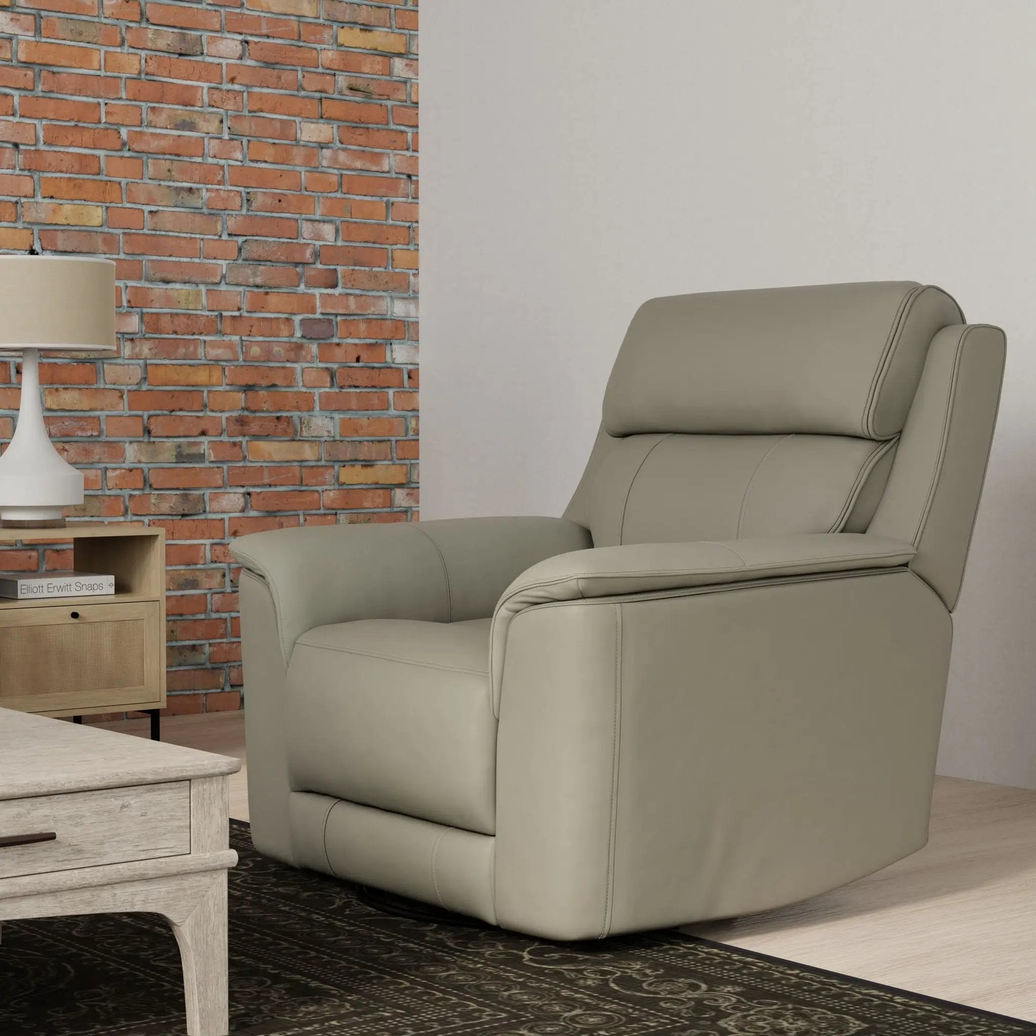 Oslo - Manual Swivel Glider Recliner by HouseOfZazla