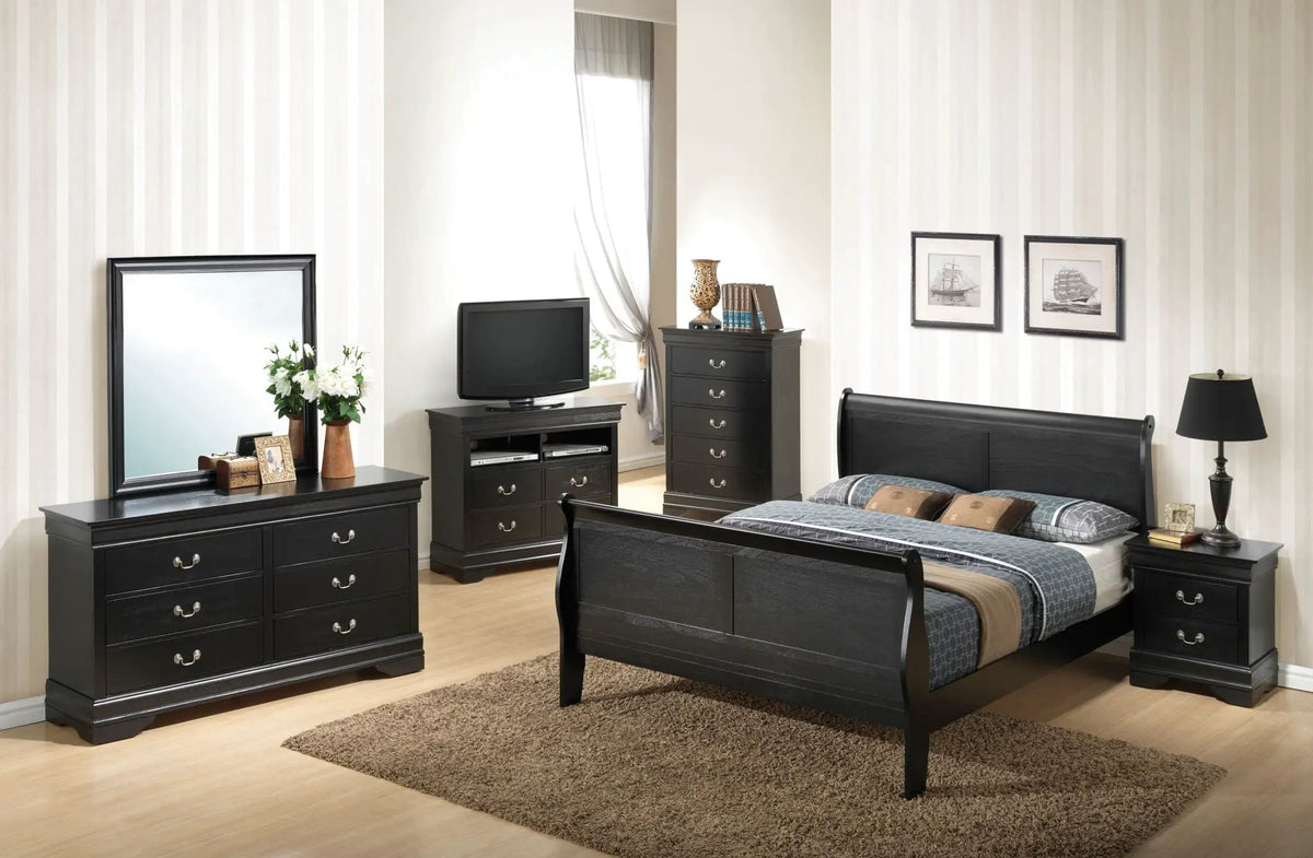 Panel Sleigh Bed by HouseOfZazla