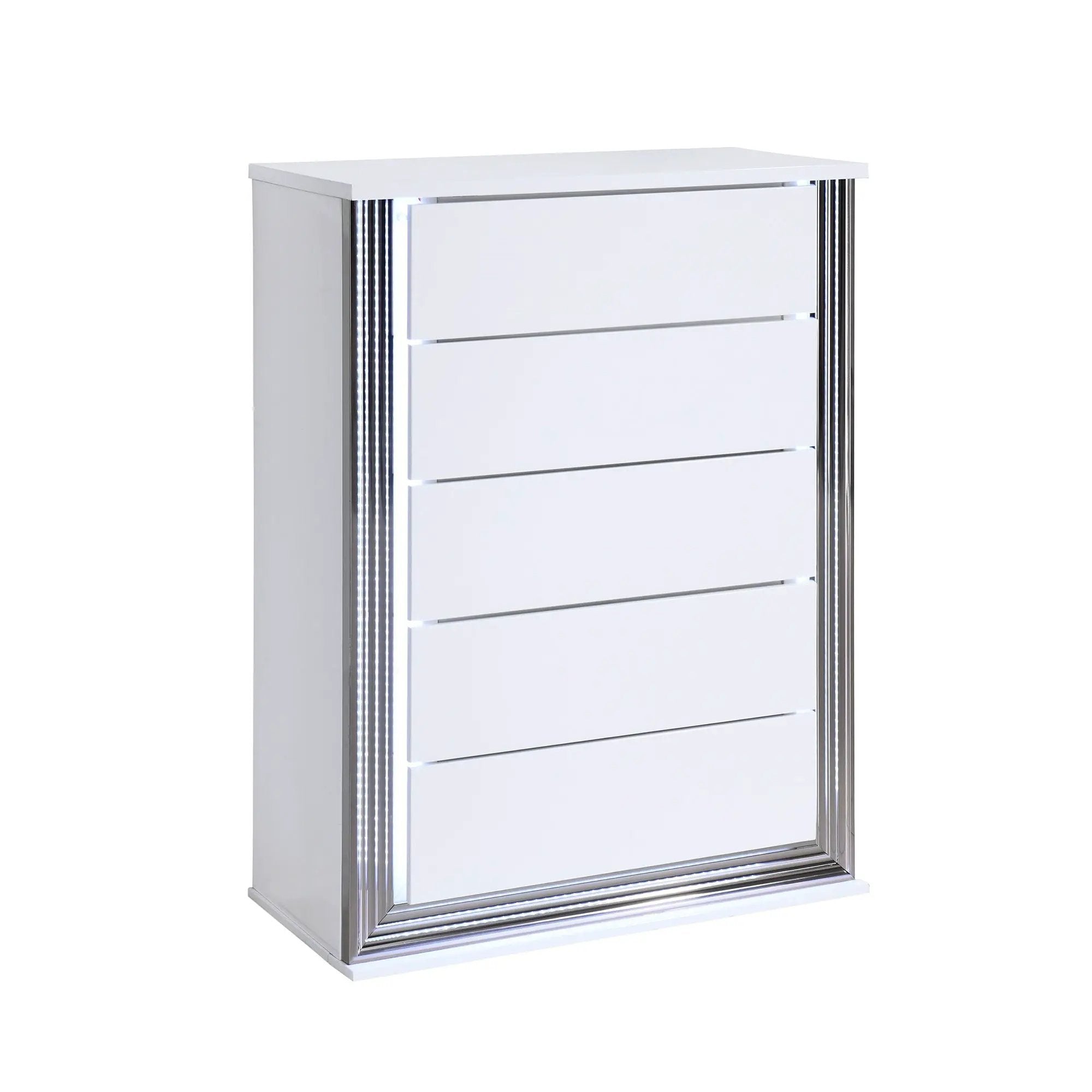 Moon - Smooth Chest With LED - White by HouseOfZazla