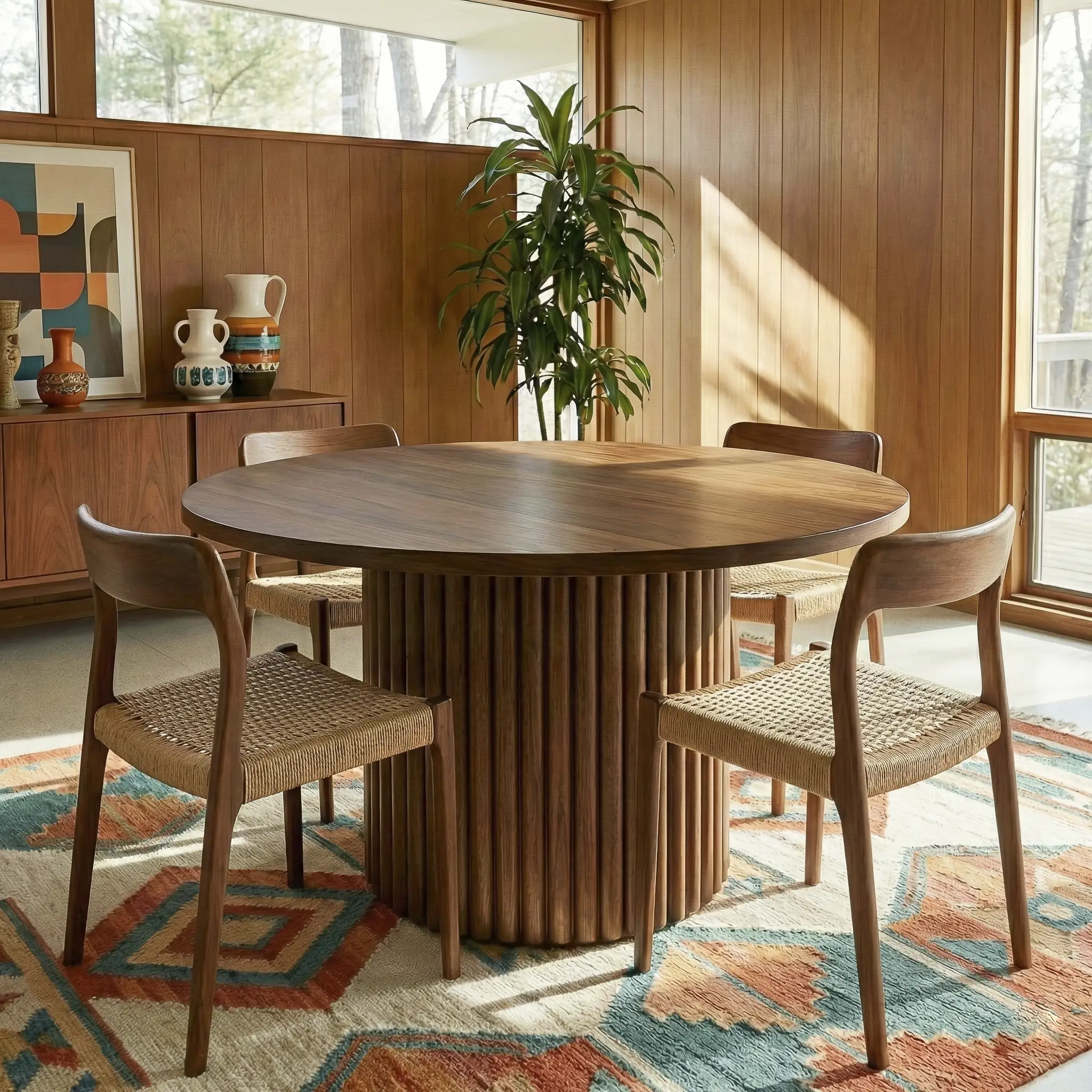 Merlin Solid Wood Dining Table by HouseOfZazla