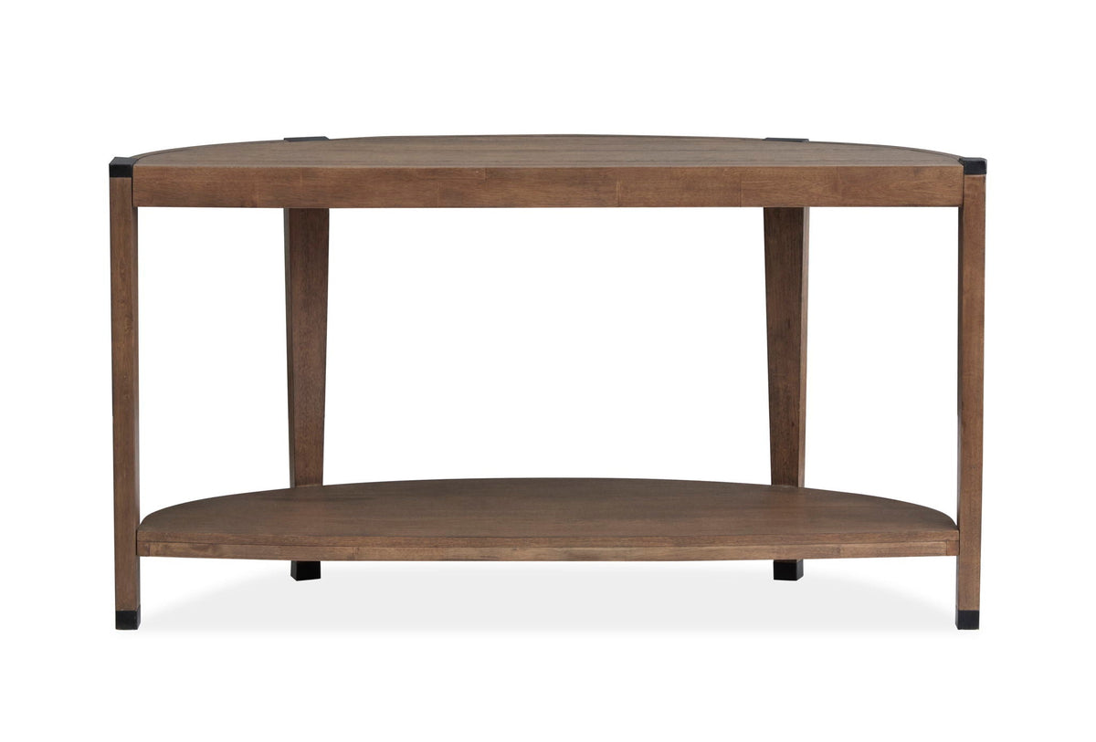 Kaysen - Demilune Sofa Table - Wallaby, photo 2 of 7