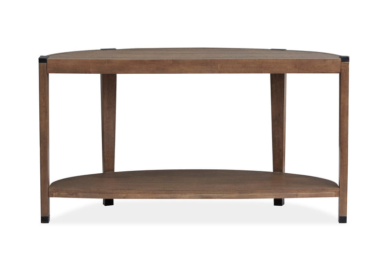 Kaysen - Demilune Sofa Table - Wallaby, photo 2 of 7