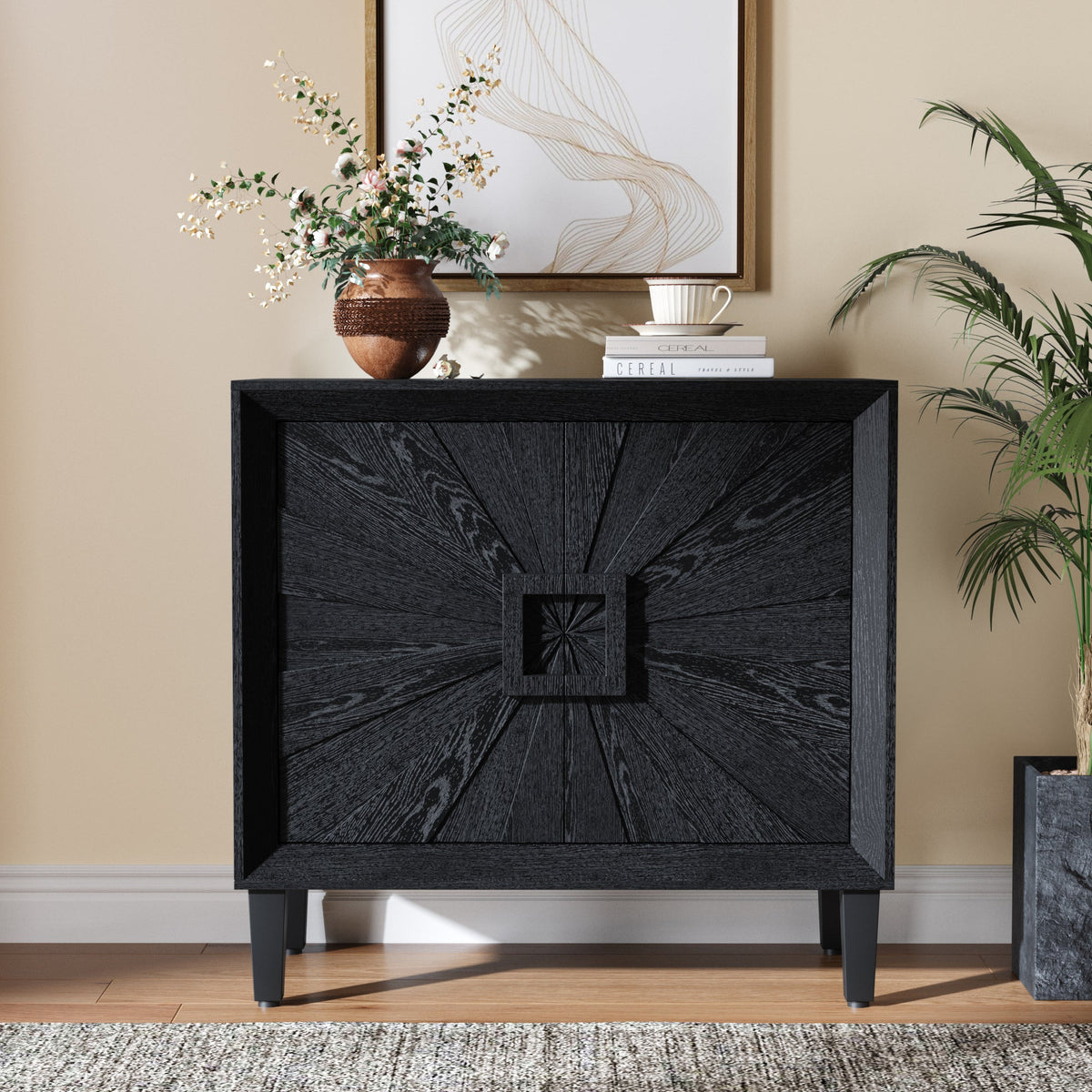Mid-Century Modula Credenza Sideboard Buffet, 31.5"