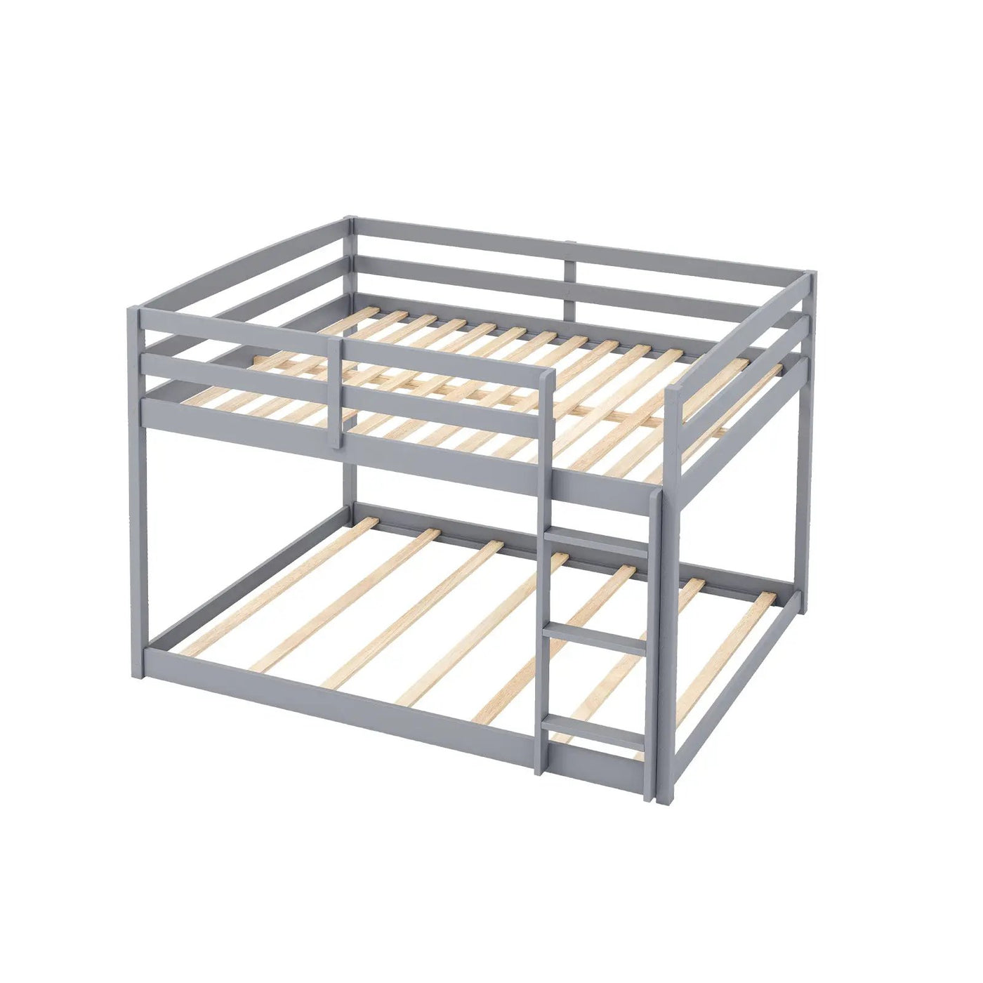 Full Over Full Bunk Bed Low-to-ground Bunk Bed by DirectDeals