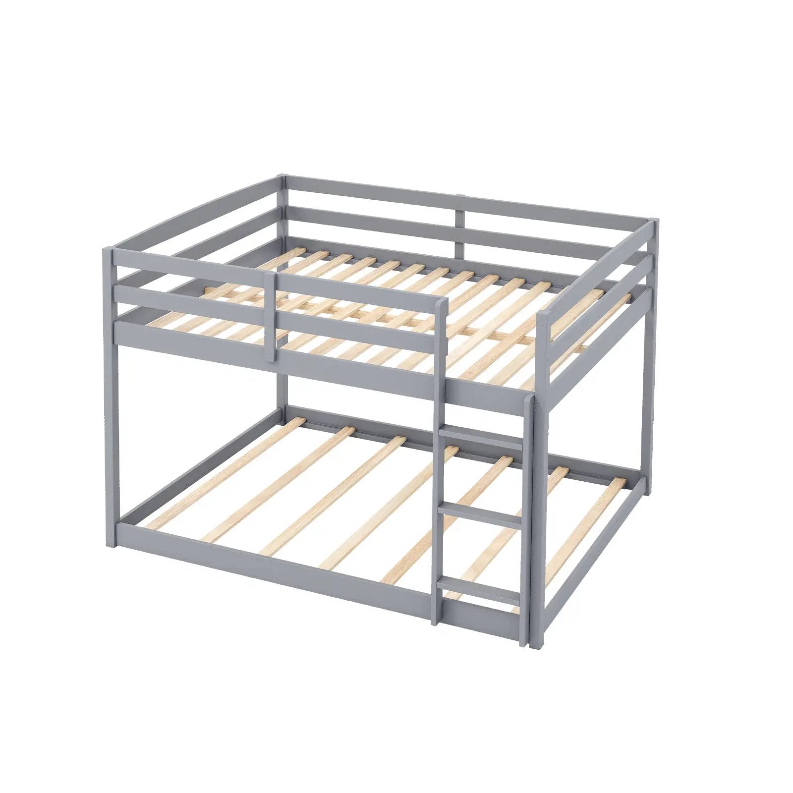 Full Over Full Bunk Bed Low-to-ground Bunk Bed by DirectDeals