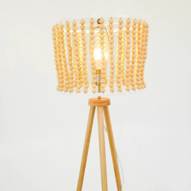 Brillo - 3 Legged Floor Lamp - Brown by HouseOfZazla